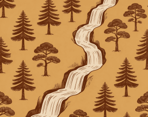 ModernAnimal And Plant Pattern Wallpaper