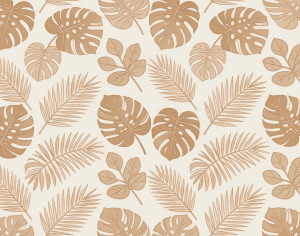 ModernAnimal And Plant Pattern Wallpaper