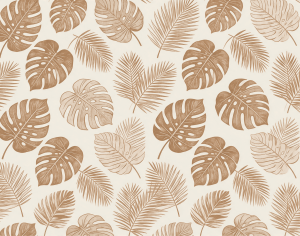 ModernAnimal And Plant Pattern Wallpaper