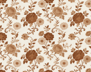 ModernAnimal And Plant Pattern Wallpaper