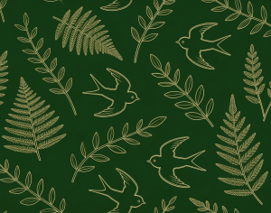 ModernAnimal And Plant Pattern Wallpaper