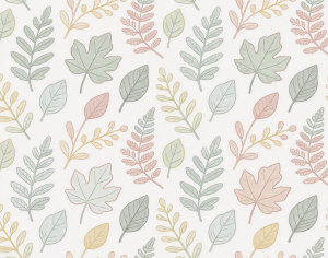 ModernAnimal And Plant Pattern Wallpaper