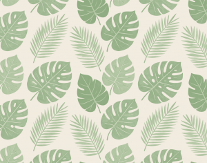 ModernAnimal And Plant Pattern Wallpaper