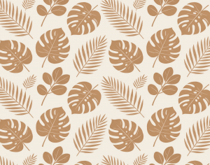 ModernAnimal And Plant Pattern Wallpaper
