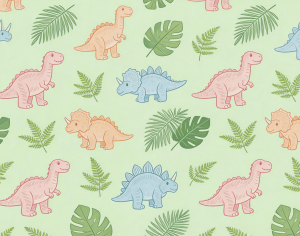 ModernAnimal And Plant Pattern Wallpaper