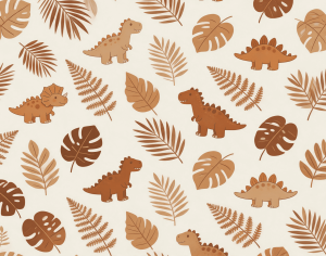 ModernAnimal And Plant Pattern Wallpaper