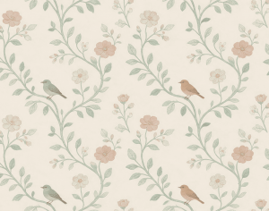 ModernAnimal And Plant Pattern Wallpaper