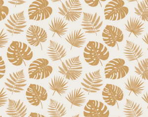 ModernAnimal And Plant Pattern Wallpaper