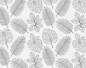 ModernAnimal And Plant Pattern Wallpaper