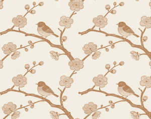 ModernAnimal And Plant Pattern Wallpaper