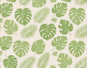 ModernAnimal And Plant Pattern Wallpaper