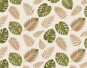 ModernAnimal And Plant Pattern Wallpaper