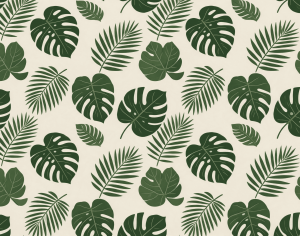 ModernAnimal And Plant Pattern Wallpaper