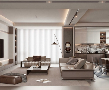 Modern A Living Room-ID:442414059