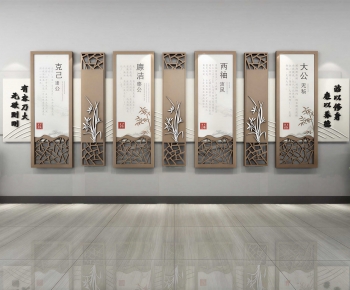 New Chinese Style Culture Wall-ID:265881065