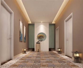 New Chinese Style Hallway-ID:649184943