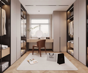 Modern Clothes Storage Area-ID:564909063