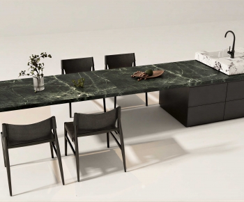Modern Dining Table And Chairs-ID:497248894