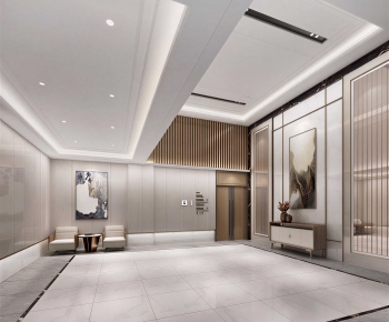 Modern Office Elevator Hall-ID:831013921