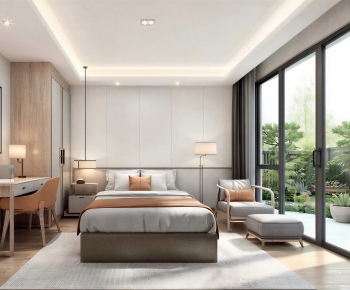 Modern Bedroom-ID:980304007