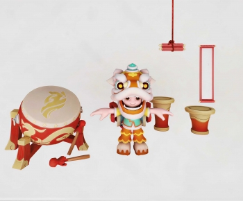 New Chinese Style Decorative Set-ID:357430932