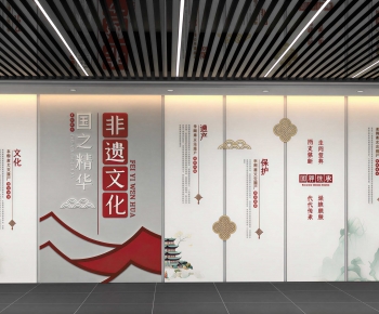 New Chinese Style Culture Wall-ID:831521994