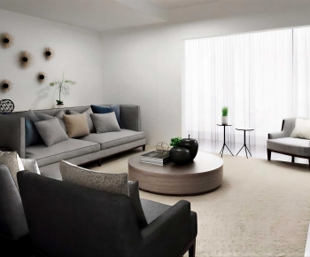 Modern A Living Room-ID:438112979