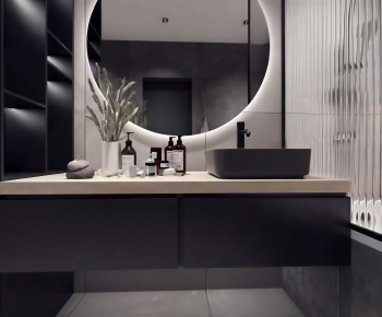 Modern Bathroom Cabinet-ID:156013975