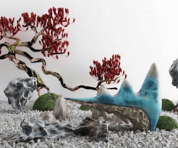 New Chinese Style Rockery Waterscape-ID:657546048