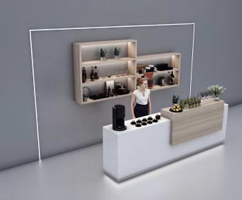 Modern Reception Desk-ID:594717039