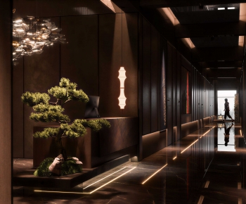 New Chinese Style Lobby Hall-ID:431474922