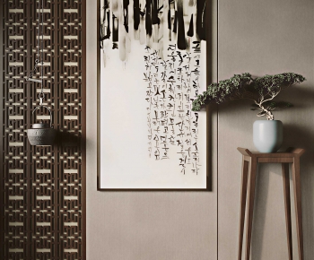 New Chinese Style Calligraphy And Painting-ID:994689552