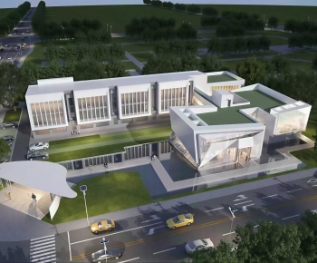 Modern Architectural Bird's-eye View Planning-ID:768774994