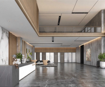 Modern Office Reception Desk-ID:113680471
