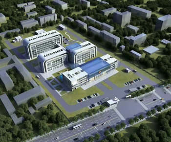 Modern Architectural Bird's-eye View Planning-ID:745263102