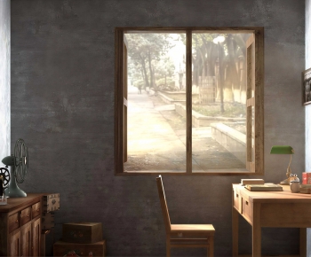Retro Style Study Space-ID:533499009