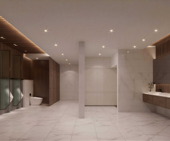 Modern Public Toilet-ID:522937067