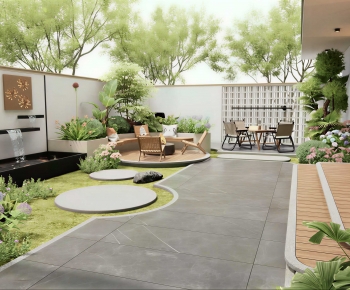 Modern Courtyard/landscape-ID:966300965