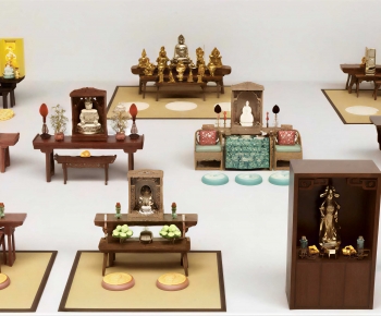 New Chinese Style Buddhist Niche-ID:807595014