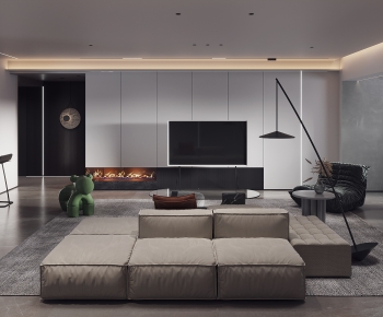 Modern A Living Room-ID:947352894