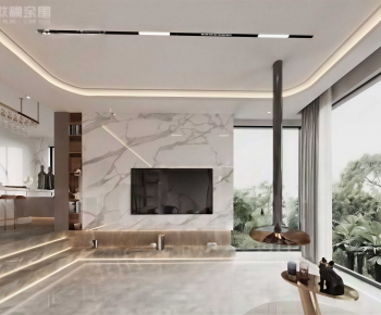 Modern A Living Room-ID:737998963