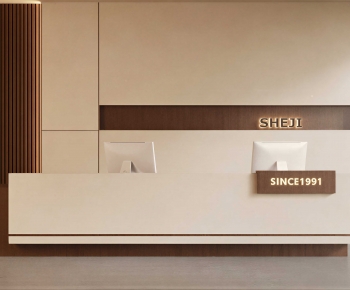 Modern Reception Desk-ID:198587896