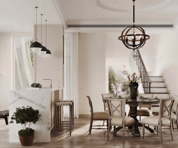 American Style Dining Room-ID:620568046