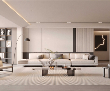 Modern A Living Room-ID:954968931