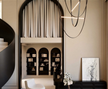 Modern A Living Room-ID:739254958