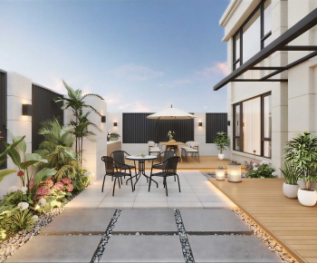 Modern Courtyard/landscape-ID:263736967