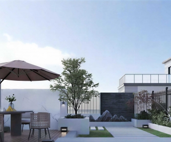 Modern Courtyard/landscape-ID:475960026