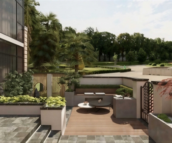 Modern Courtyard/landscape-ID:763197908