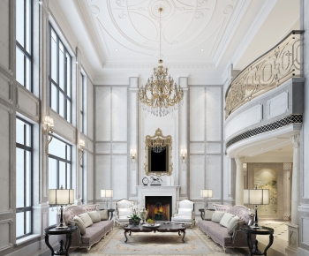 European Style A Living Room-ID:681941997