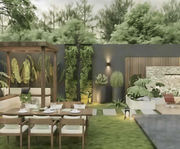 Modern Courtyard/landscape-ID:342869047